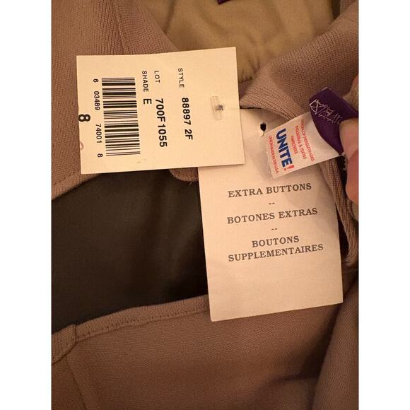 Vintage Ralph Lauren Collection Runway Button Up Midi Shirt Dress Patch Leather - Picture 7 of 16